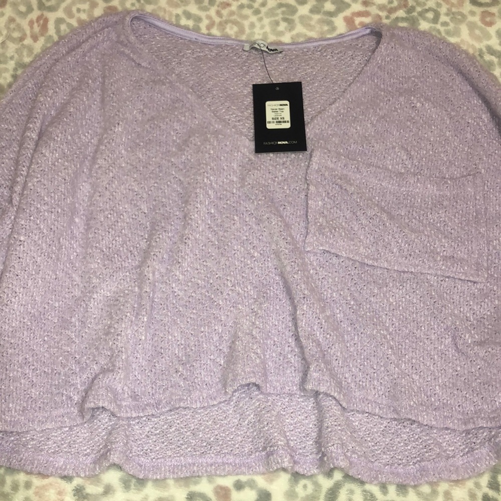 Fashion nova sweater crop top